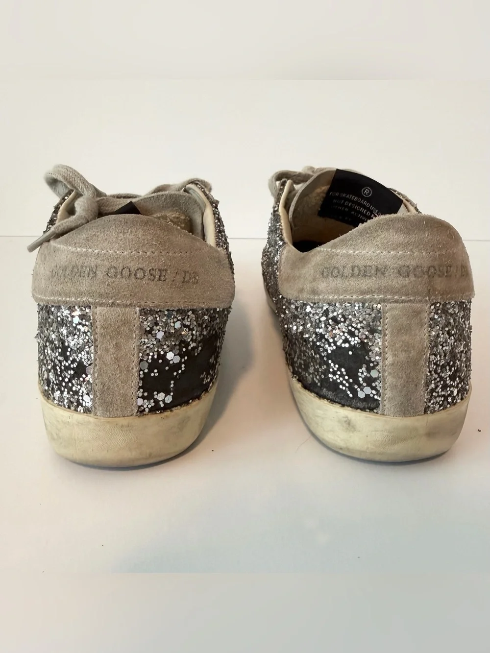 Golden Goose Super-Star Glitter Sneakers, Size 36 (US 7)